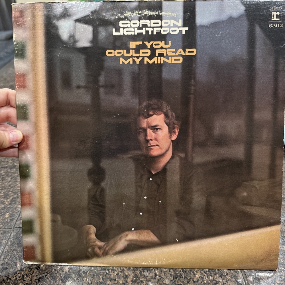 GORDON LIGHTFOOT IF YOU COULD READ MY MIND LP ALBUM VINYL RECORD 6392 EX/VG+
